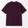 Grape wine oversized cotton t‑shirt with HOPE print on front